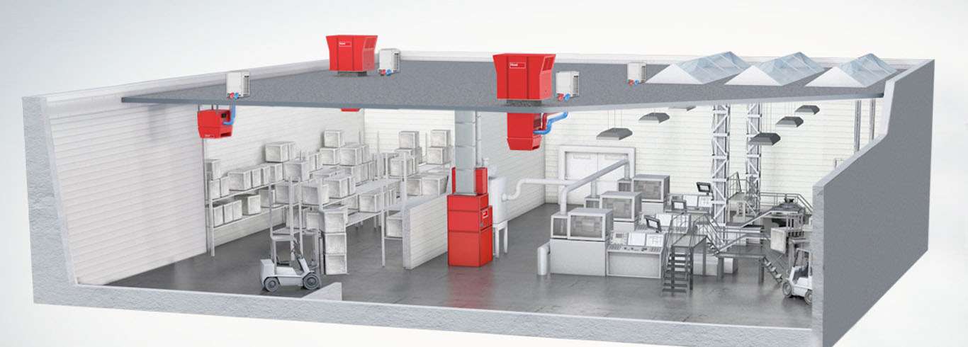 Industrial decentralised AC